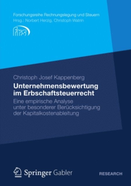 Christoph Josef Kappenberg - Unternehmensbewertung im Erbschaftsteuerrecht, E-bok