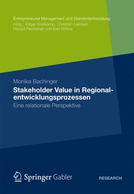 Monika Bachinger - Stakeholder Value in Regionalentwicklungsprozessen, E-bok