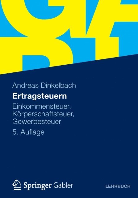 Andreas Dinkelbach - Ertragsteuern, E-bok