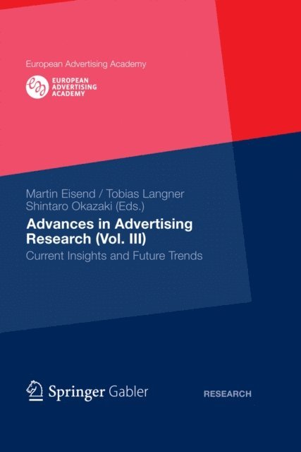 Martin Eisend, Shintaro Okazaki, Tobias Langner - Advances in Advertising Research (Vol. III), E-bok