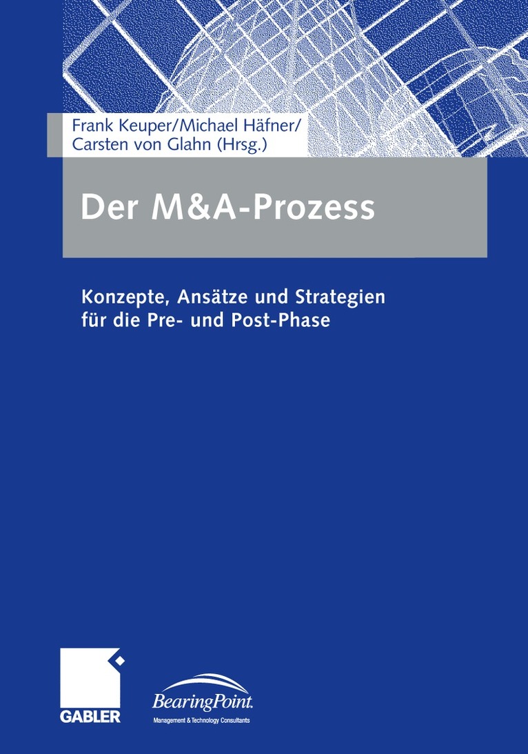 Frank Keuper, Michael Häfner, Carsten von Glahn - Der M&A-Prozess, Häftad
