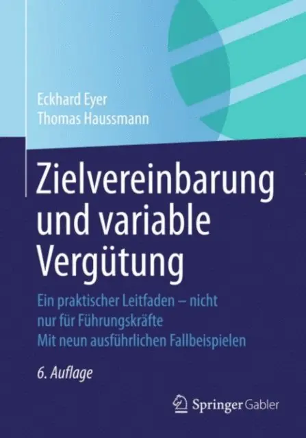 Thomas Haussmann, Eckhard Eyer - Zielvereinbarung und variable Vergütung, E-bok. Tillgänglighet: Lägg i varukorg