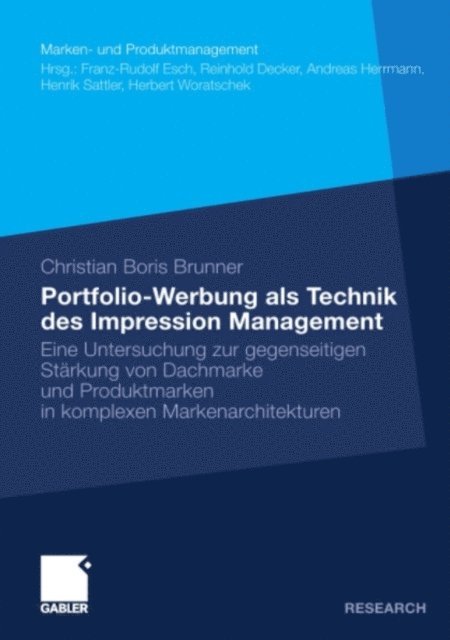 Christian Brunner - Portfolio-Werbung als Technik des Impression Management, E-bok