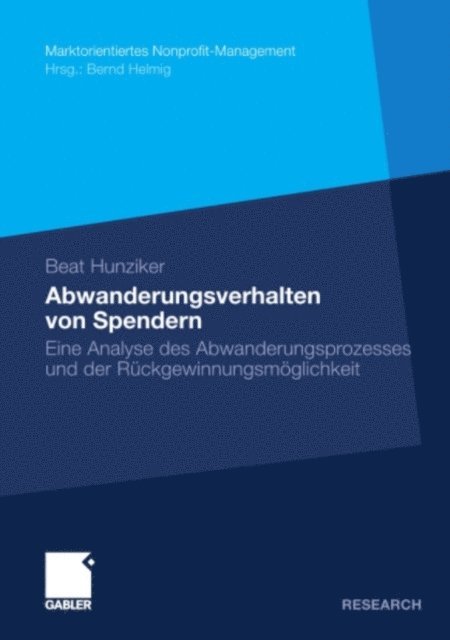 Beat Hunziker - Abwanderungsverhalten von Spendern, E-bok