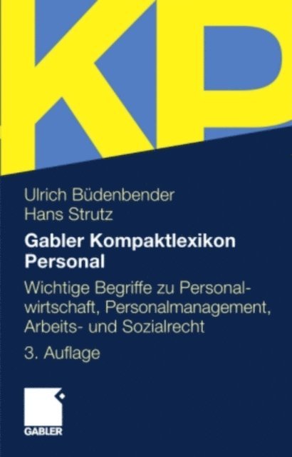Hans Strutz, Ulrich Budenbender - Gabler Kompaktlexikon Personal, E-bok