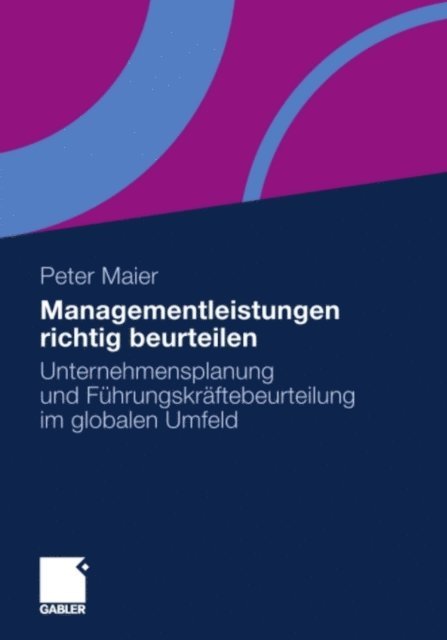 Peter Maier - Managementleistungen richtig beurteilen, E-bok