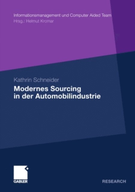 Kathrin Schneider - Modernes Sourcing in der Automobilindustrie, E-bok