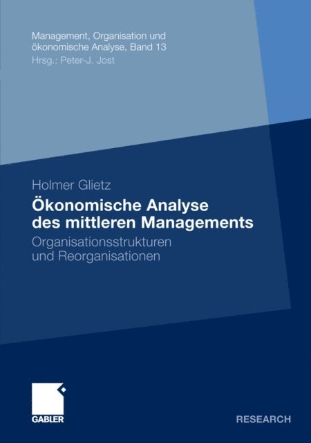 Holmer Glietz - Ökonomische Analyse des mittleren Managements, E-bok