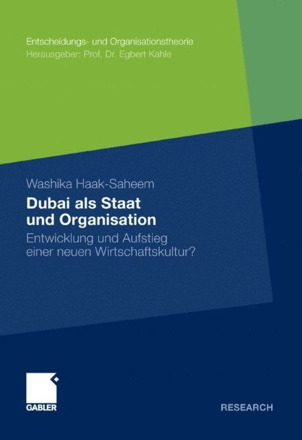 Washika Haak-Saheem - Dubai als Staat und Organisation, E-bok