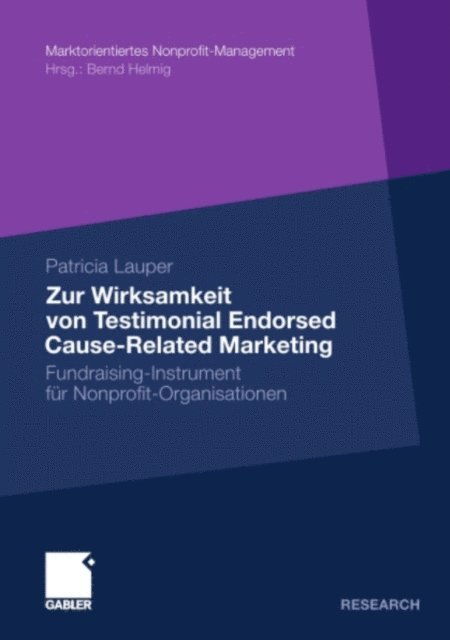 Patricia Lauper - Zur Wirksamkeit von Testimonial Endorsed Cause-Related Marketing, E-bok