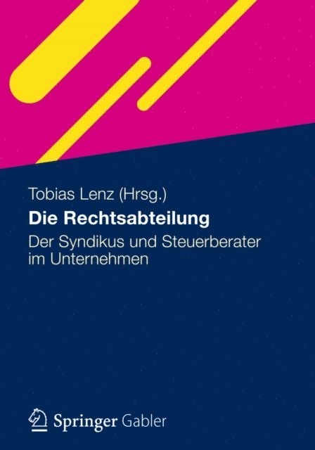 Tobias Lenz - Die Rechtsabteilung, E-bok