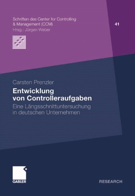 Carsten Prenzler - Entwicklung von Controlleraufgaben, E-bok
