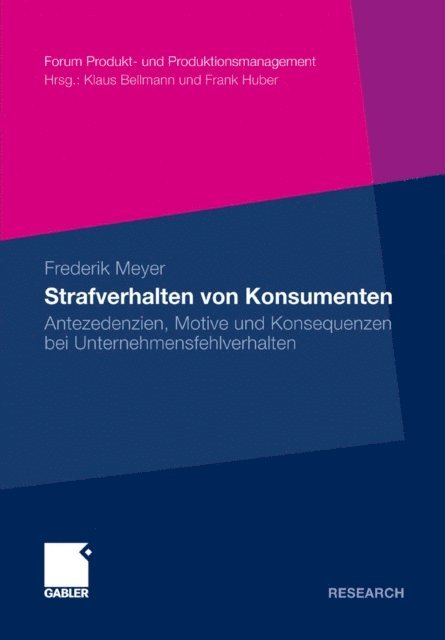 Frederik Meyer - Strafverhalten von Konsumenten, E-bok