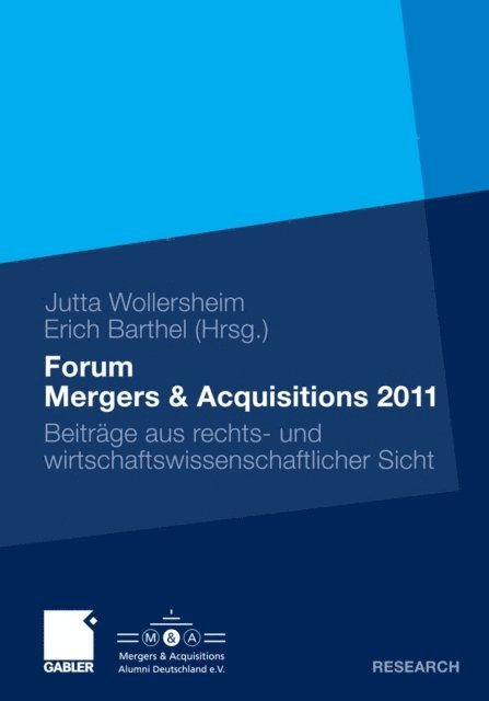 Erich Barthel, Jutta Wollersheim - Forum Mergers & Acquisitions 2011, E-bok