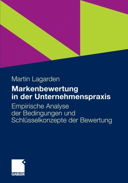 Martin Lagarden - Markenbewertung in der Unternehmenspraxis, E-bok