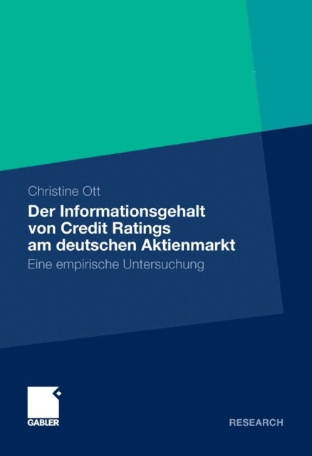 Christine Ott - Der Informationsgehalt von Credit Ratings am deutschen Aktienmarkt, E-bok