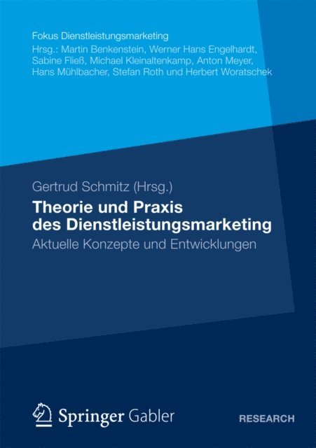 Gertrud Schmitz - Theorie und Praxis des Dienstleistungsmarketing, E-bok