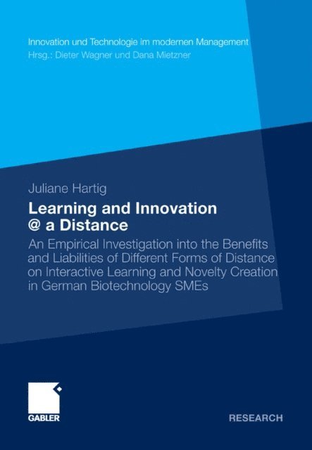 Juliane Hartig - Learning and Innovation @ a Distance, E-bok