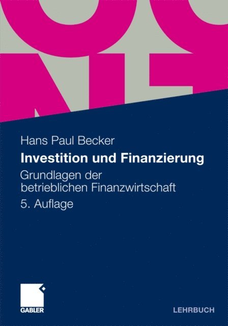 Hans Paul Becker - Investition und Finanzierung, E-bok. Tillgänglighet: Lägg i varukorg