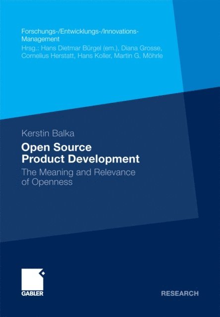 Kerstin Balka - Open Source Product Development, E-bok