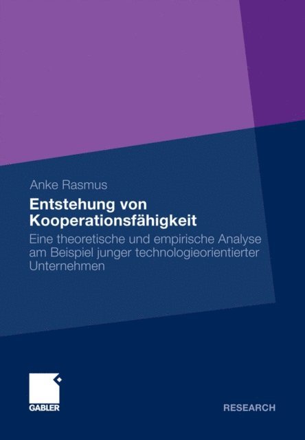 Anke Rasmus - Entstehung von Kooperationsfähigkeit, E-bok