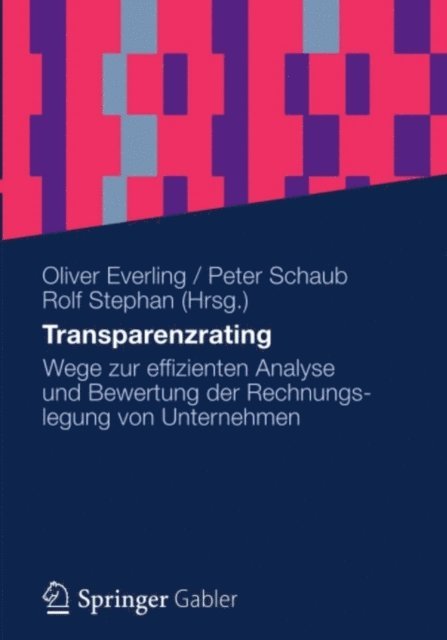 Rolf Stephan, Peter Schaub, Oliver Everling - Transparenzrating, E-bok