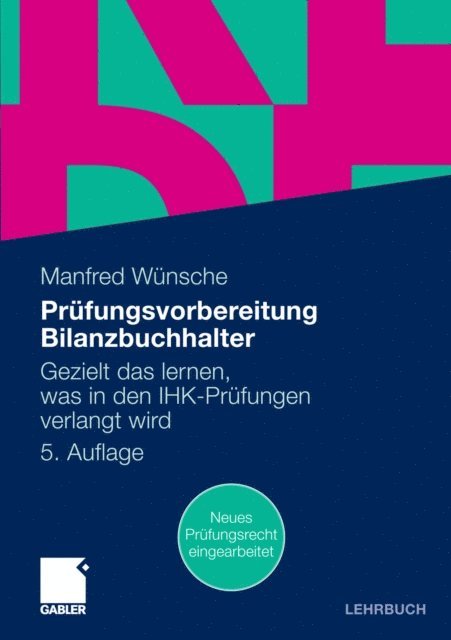 Manfred Wunsche - Prüfungsvorbereitung Bilanzbuchhalter, E-bok