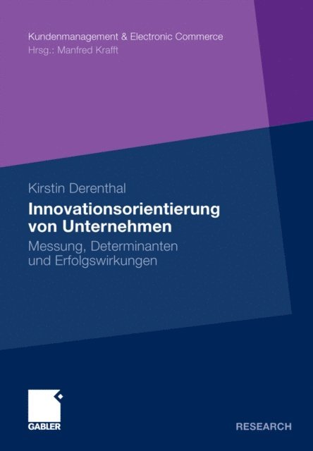 Kirstin Derenthal - Innovationsorientierung von Unternehmen, E-bok