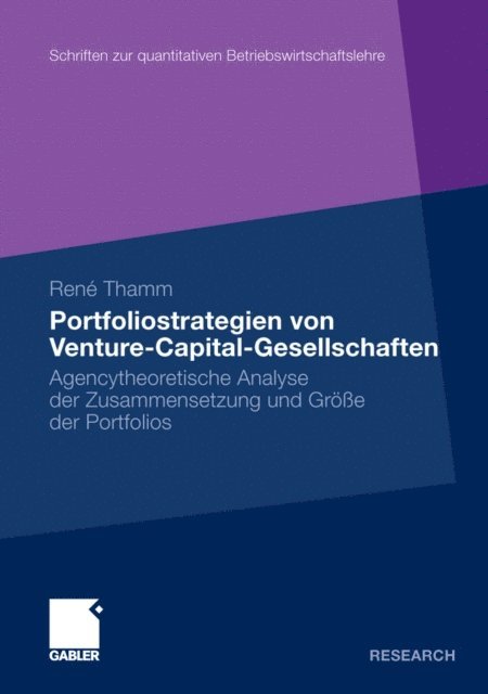 Rene Thamm - Portfoliostrategien von Venture-Capital-Gesellschaften, E-bok