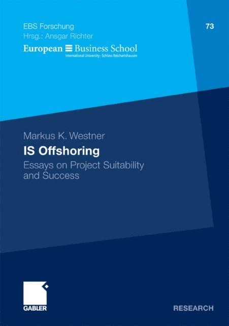 Markus Westner - IS Offshoring, E-bok