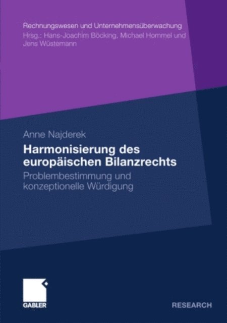 Anne Najderek - Harmonisierung des europäischen Bilanzrechts, E-bok