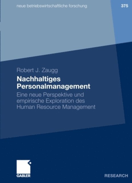 Robert J. Zaugg - Nachhaltiges Personalmanagement, E-bok
