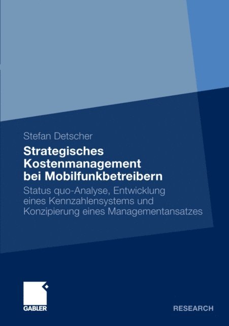 Stefan Detscher - Strategisches Kostenmanagement bei Mobilfunkbetreibern, E-bok