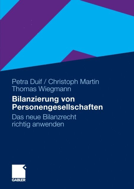 Thomas Wiegmann, Christoph Martin, Petra Duif - Bilanzierung von Personengesellschaften, E-bok