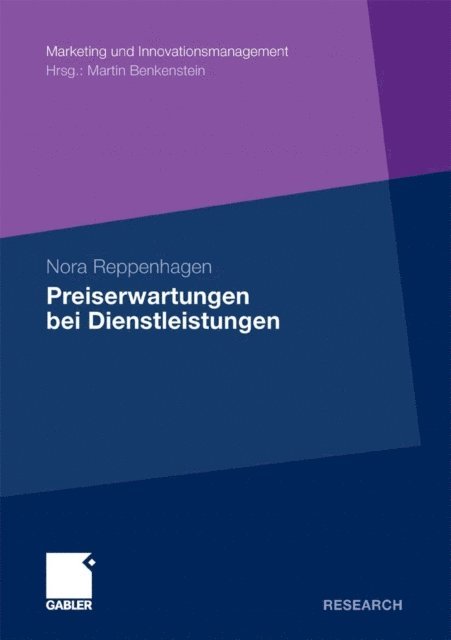 Nora Reppenhagen - Preiserwartungen bei Dienstleistungen, E-bok