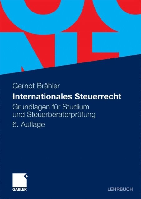 Gernot Brahler - Internationales Steuerrecht, E-bok
