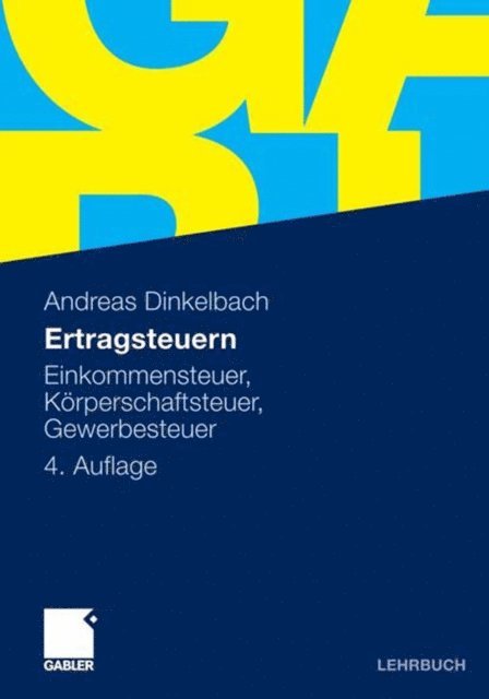 Andreas Dinkelbach - Ertragsteuern, E-bok