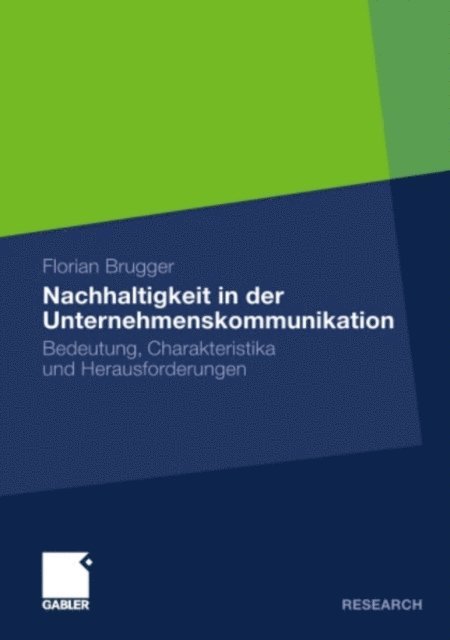 Florian Brugger - Nachhaltigkeit in der Unternehmenskommunikation, E-bok