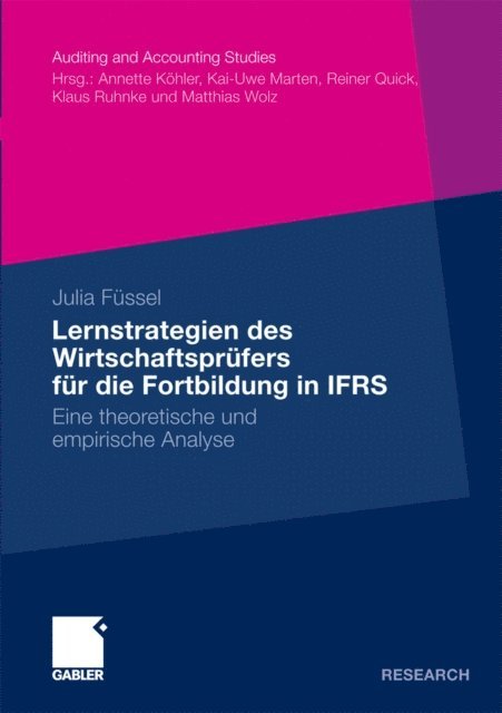 Julia Fussel - Lernstrategien des Wirtschaftsprüfers für die Fortbildung in IFRS, E-bok
