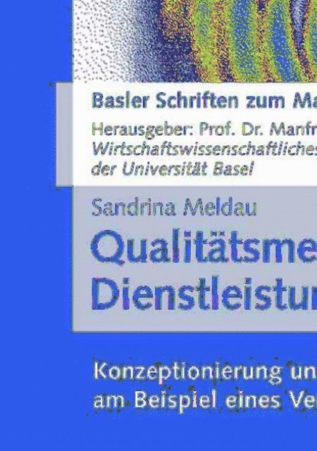Sandrina Meldau - Qualitätsmessung in Dienstleistungscentern, E-bok