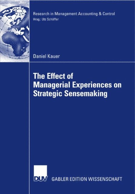 Daniel Kauer - Effect of Managerial Experiences on Strategic Sensemaking, E-bok