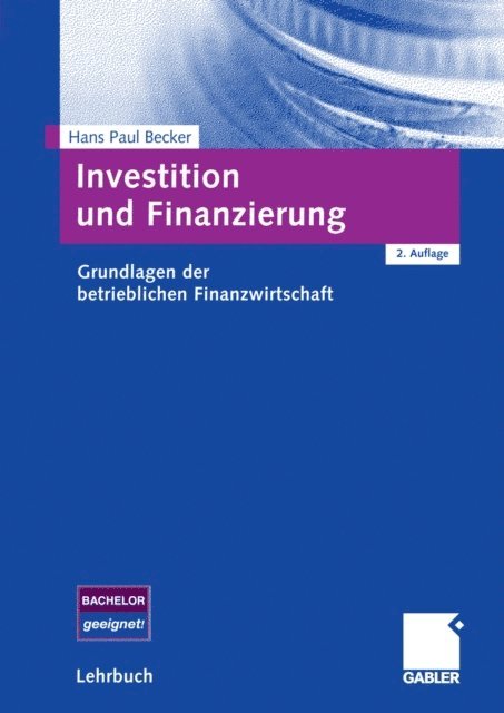Hans Paul Becker - Investition und Finanzierung, E-bok. Tillgänglighet: Lägg i varukorg