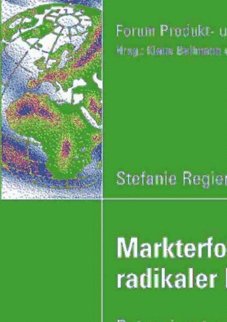 Stefanie Regier - Markterfolg radikaler Innovationen, E-bok
