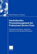 Interkulturelles Personalmanagement bei Professional Service Firms