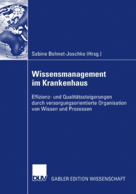 Sabine Bohnet-Joschko - Wissensmanagement im Krankenhaus, E-bok