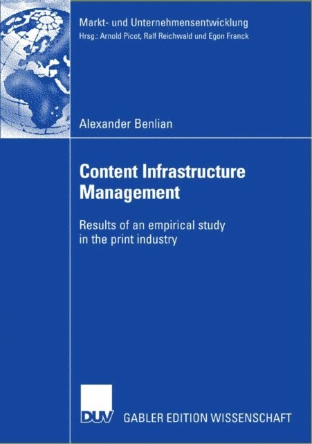 Alexander Benlian - Content Infrastructure Management, E-bok