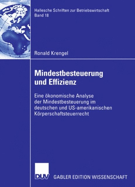 Ronald Krengel - Mindestbesteuerung und Effizienz, E-bok