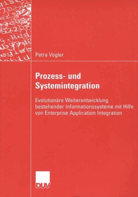 Petra Vogler - Prozess- und Systemintegration, E-bok