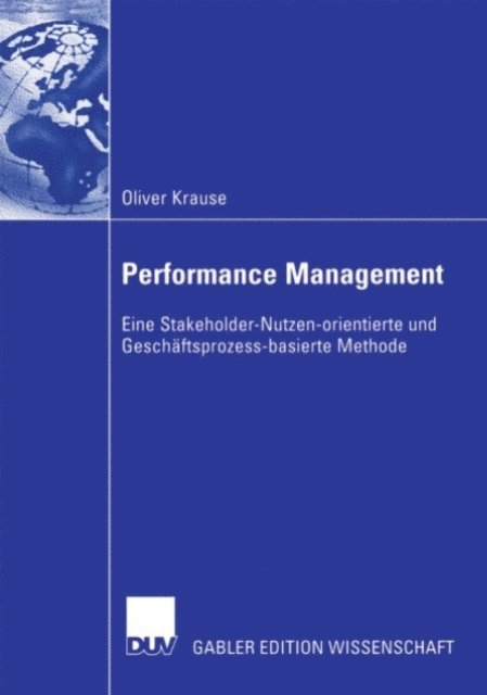 Oliver Krause - Performance Management, E-bok