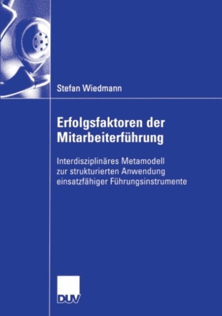 Stefan Wiedmann - Erfolgsfaktoren der Mitarbeiterführung, E-bok